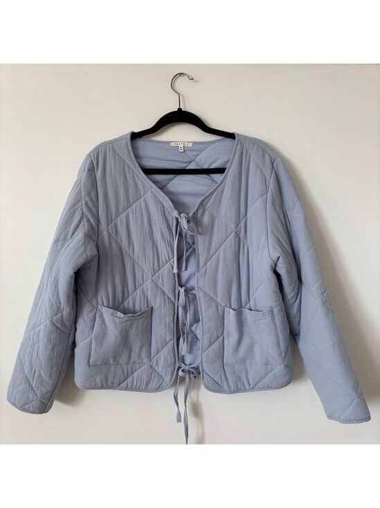 Baevely Jackets & Blazers - Women’s Baevely Quilted Tie-Front Lightweight Coat